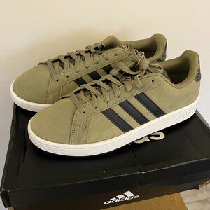Adidas Grand Court Orbit Green Carbon Mens 10.5 Sneakers Casual Shoes GV7149